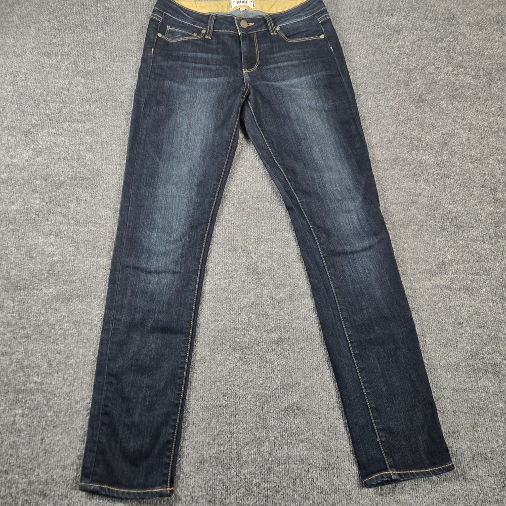 Paige Jeans Women 27 Dark Wash Slim Straight Leg Denim